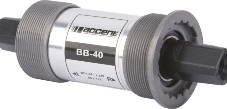 Accent Wkład suportu BB-40 czarny-srebrny / Rozmiar: 68 x 118 mm / Typ: BSA