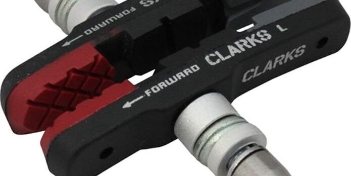 Clarks NoName Klocki hamulcowe CPS301 MTB V-brake) 72mm czerwono-czarno-szare CLA-CPS301