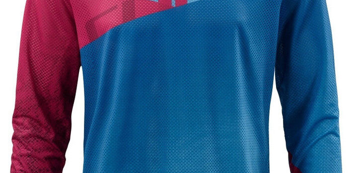 Cube Edge Bluza rowerowa z długim rękawem Mężczyźni, blue n pink XXL 2021 Koszulki MTB i Downhill 107730083-2XL