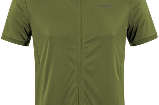 Cube Tour Core Koszulka z krótkim rękawem i zamkiem błyskawicznym Mężczyźni, green S 2020 Koszulki kolarskie 111030079