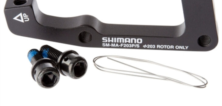 Shimano Adapter hamulca tarczowego SM-MA-F203 czarny / Rodzaj mocowania: PM-IS